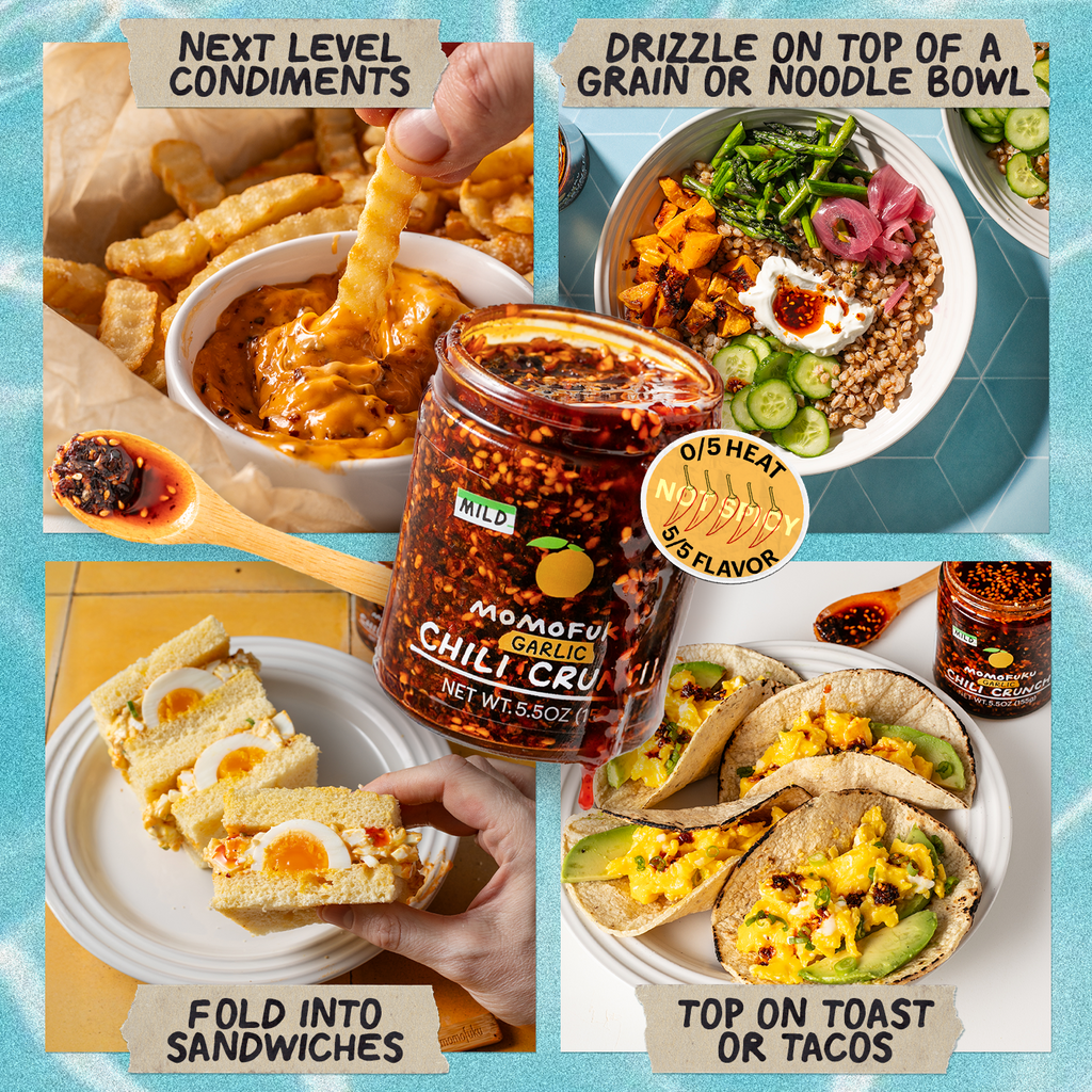 mild momofuku chili crunch uses