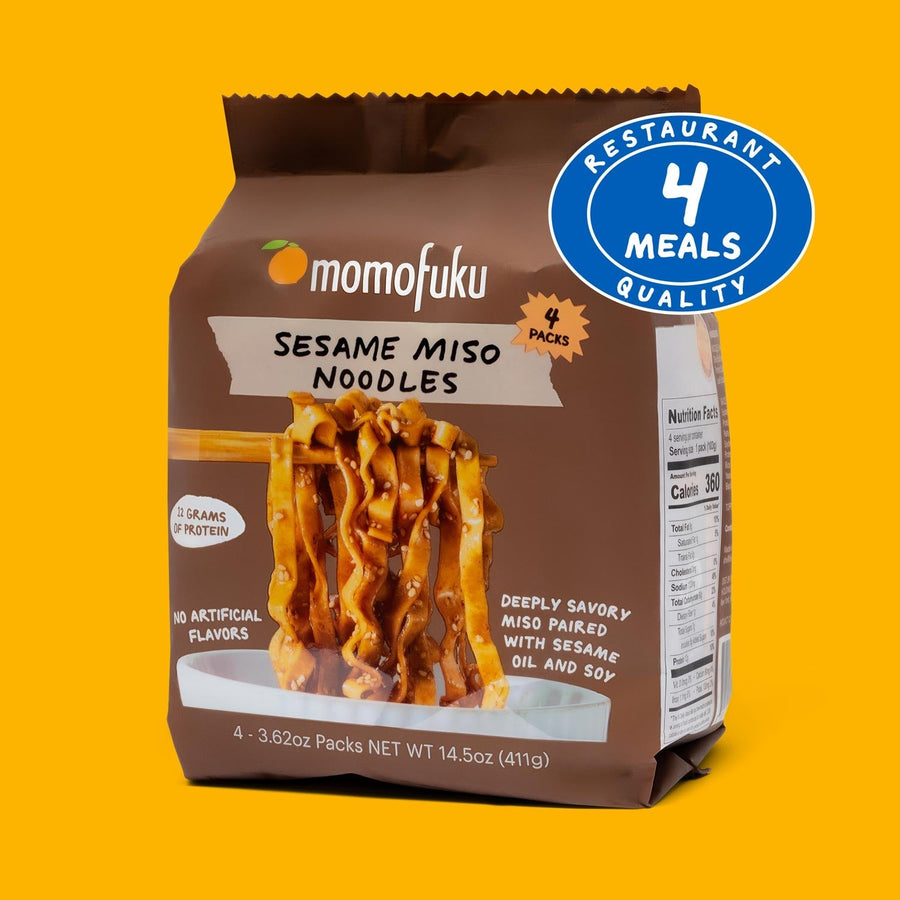 Sesame Miso Noodles | 4 Packs - Expressive Vibrant Packs Assortment